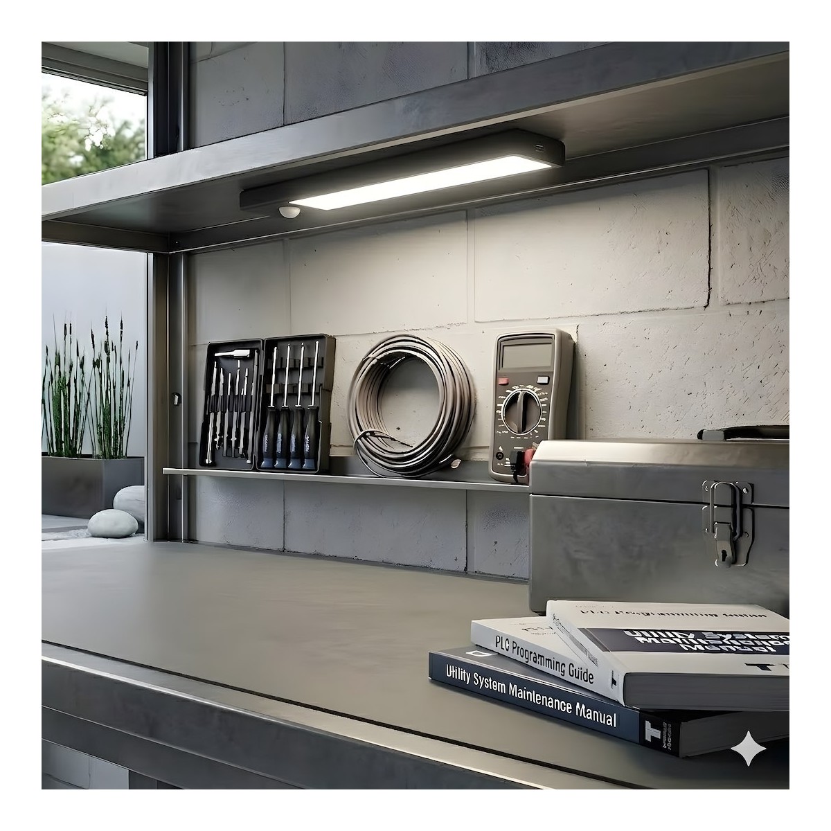 MiLagro EKB2578 czarne lampki LED