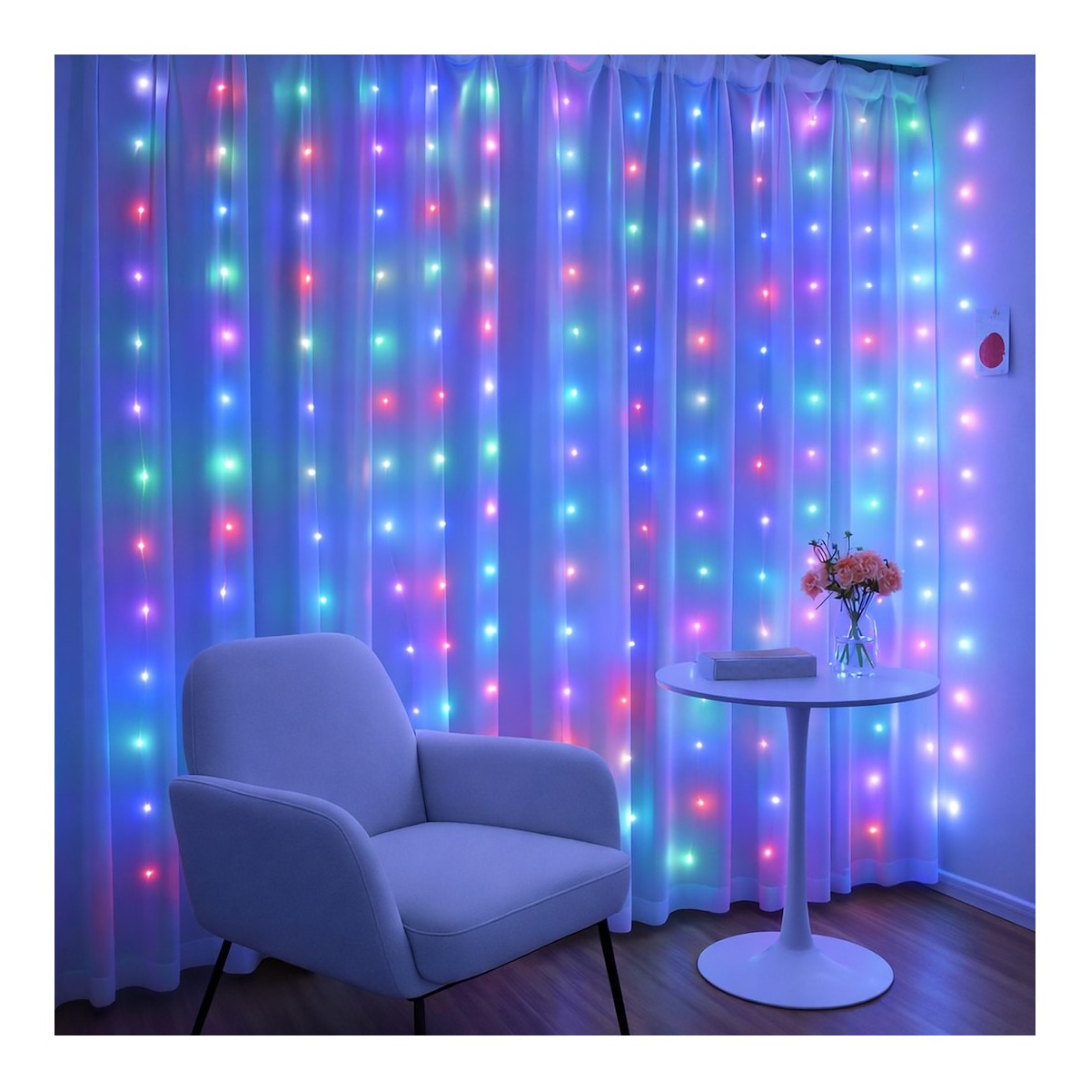 MiLagro EKG2682 kolorowa kurtyna LED