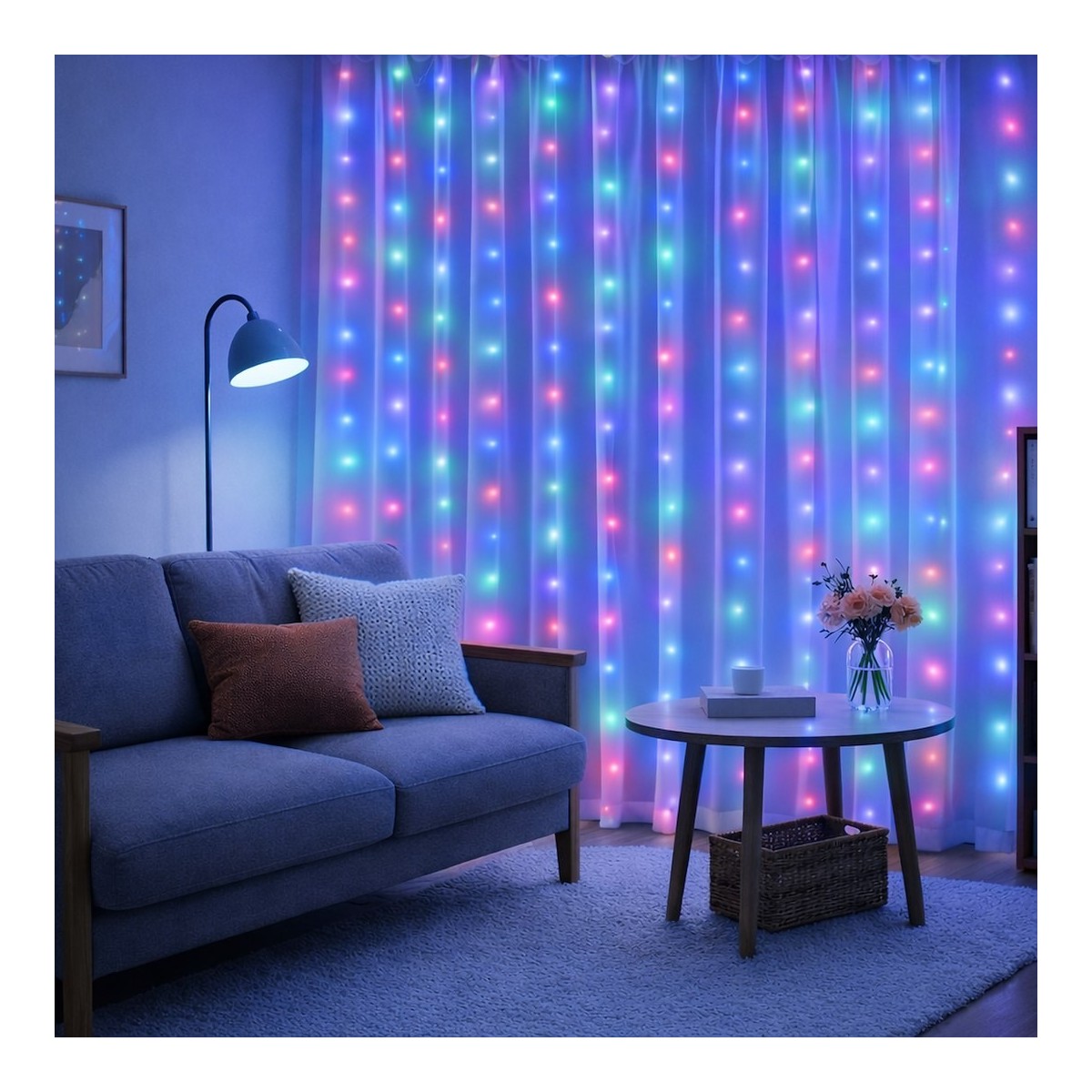 MiLagro EKG2682 kolorowa kurtyna LED