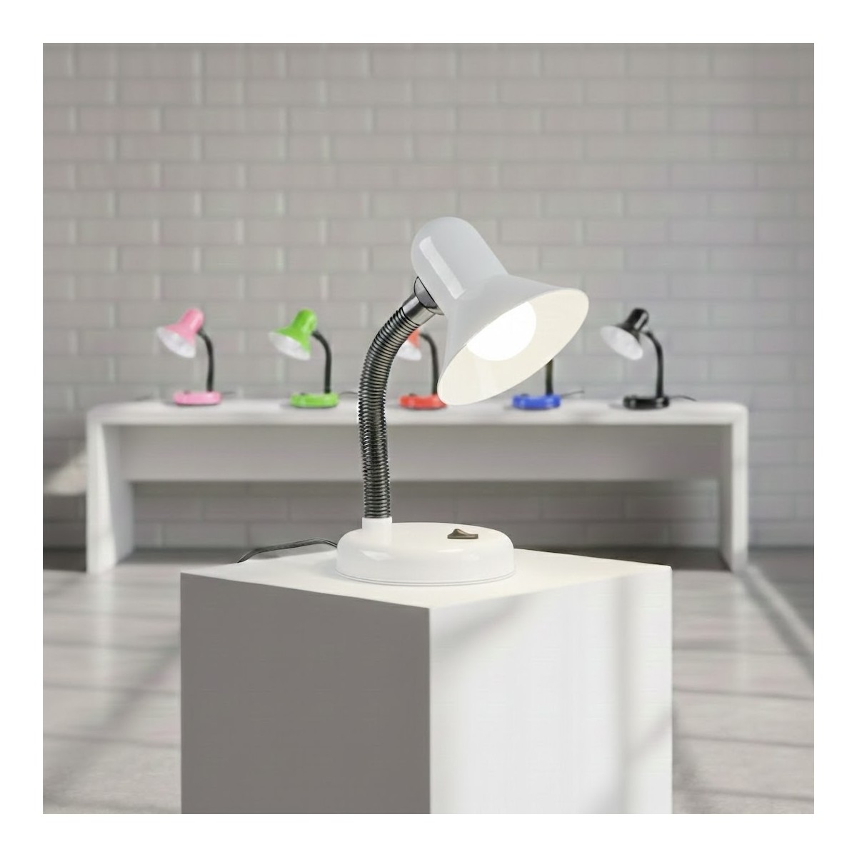MiLagro ML2569 lampka biurkowa biała