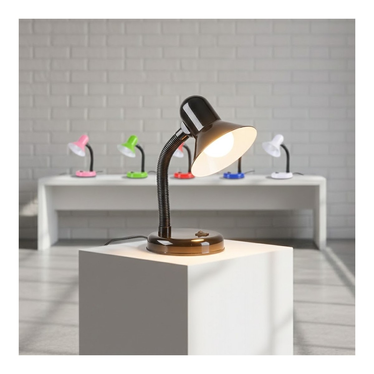 MiLagro ML2570 czarna lampka biurkowa