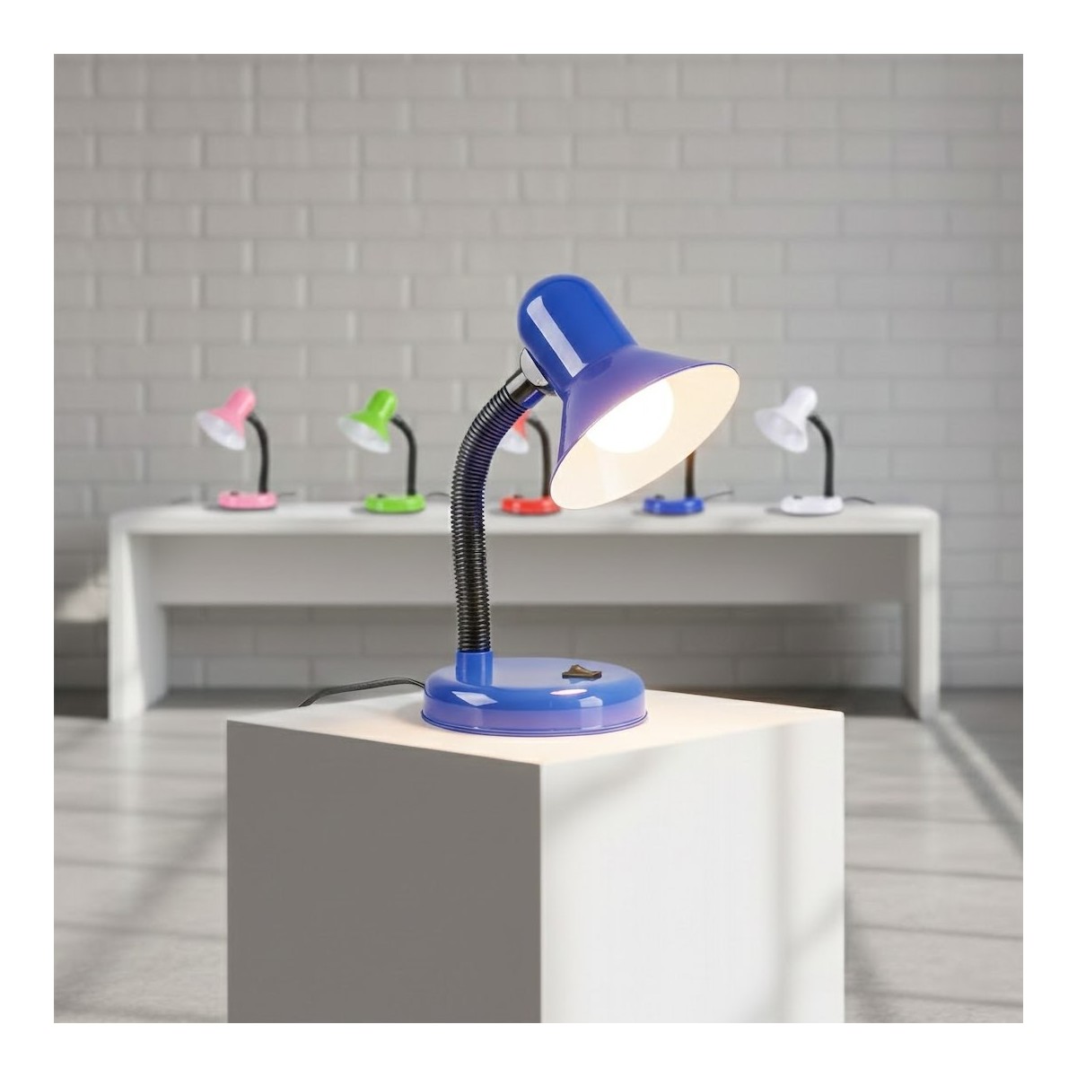 MiLagro ML2572 niebieska lampka biurkowa