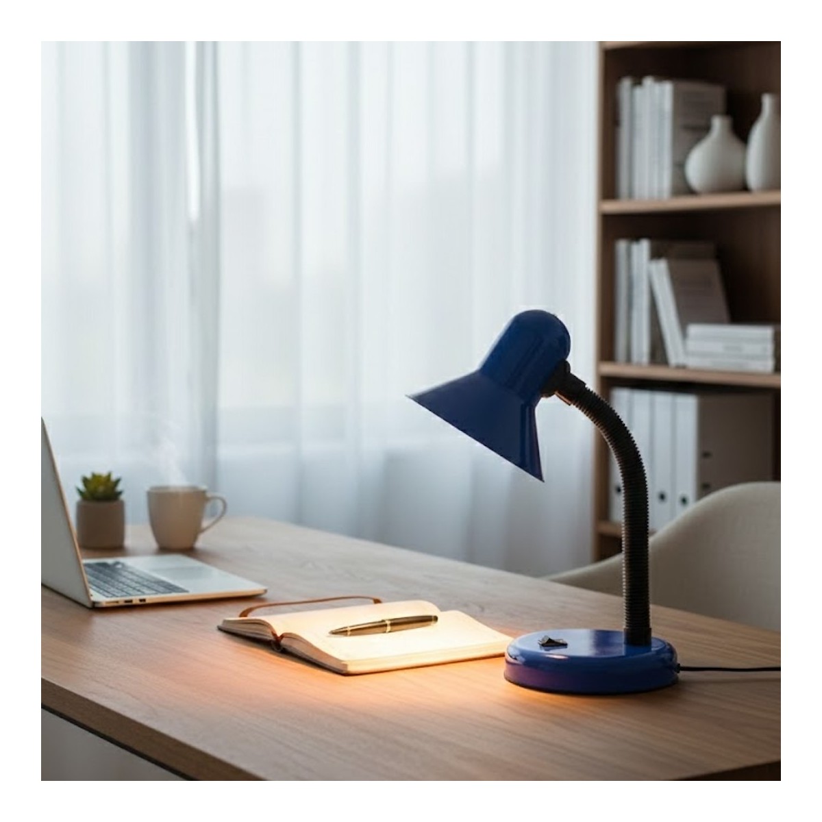 MiLagro ML2572 niebieska lampka biurkowa