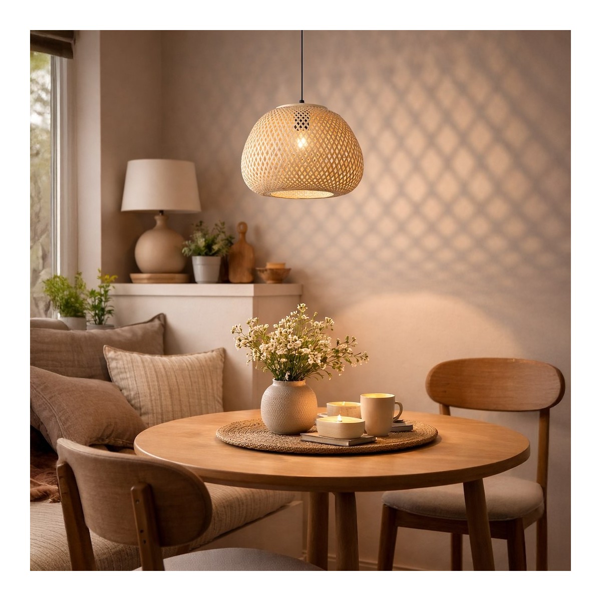 MiLagro ML2585 lampa wisząca boho