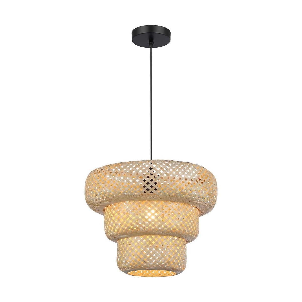 MiLagro ML2586 lampa bambusowa boho