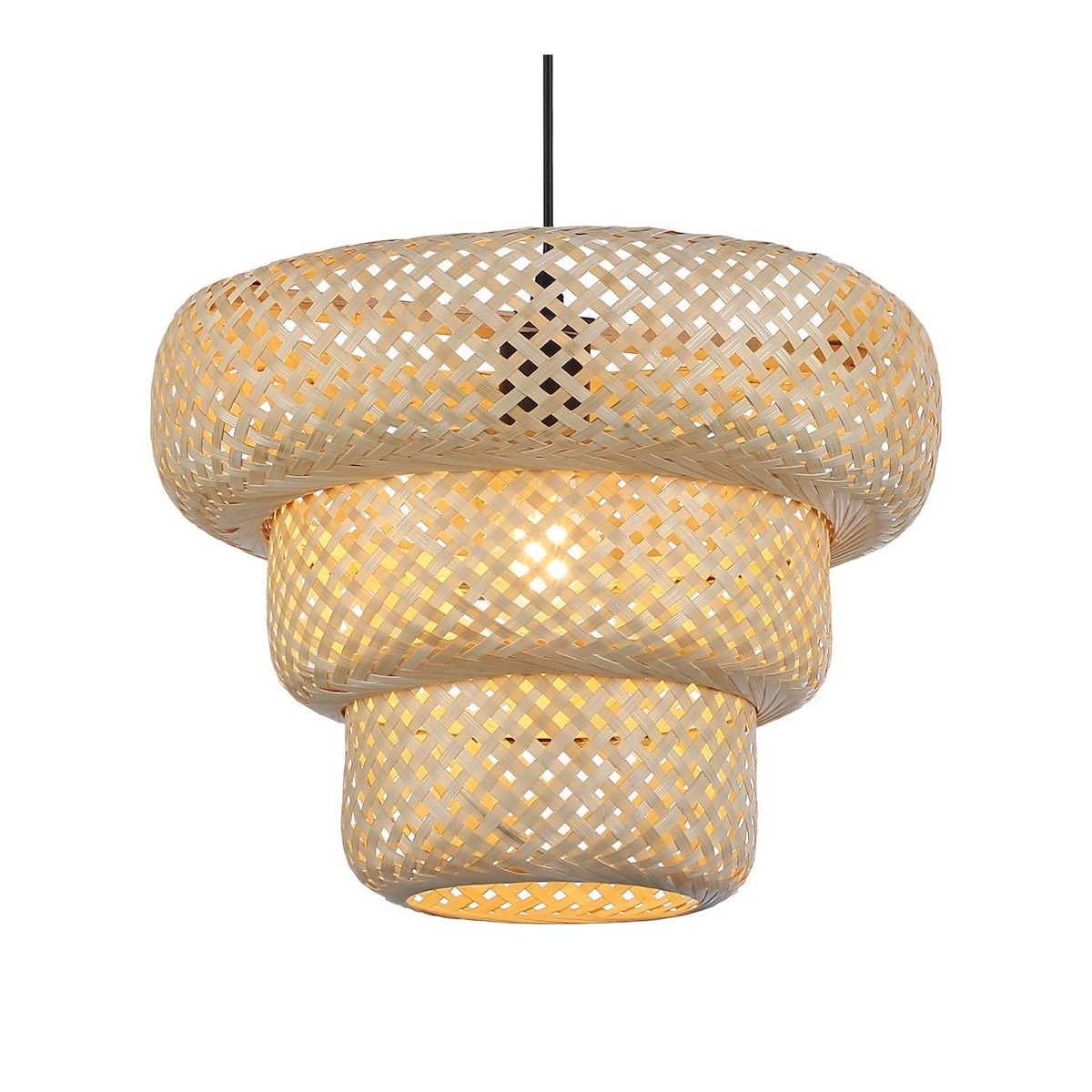 MiLagro ML2586 lampa bambusowa boho