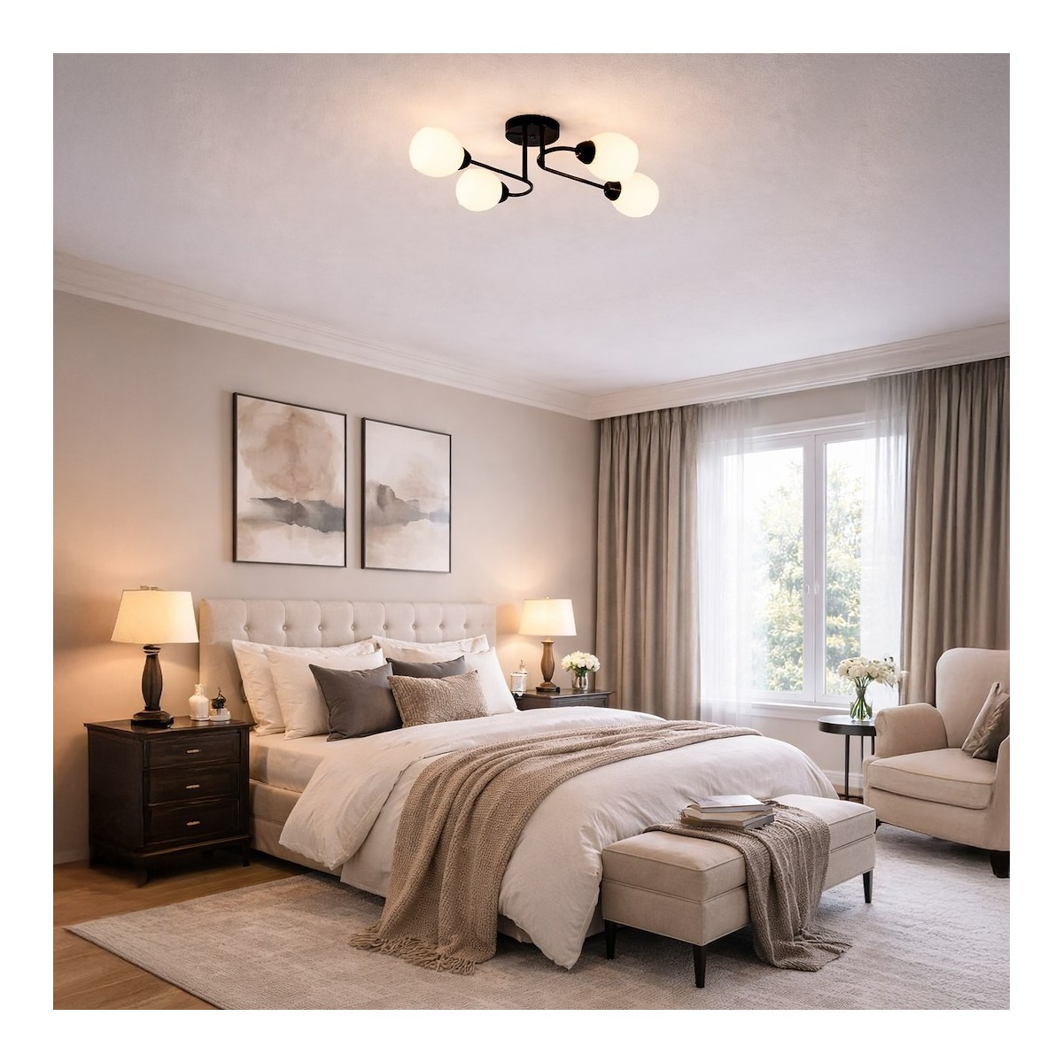 MiLagro ML2755 lampa sufitowa KING