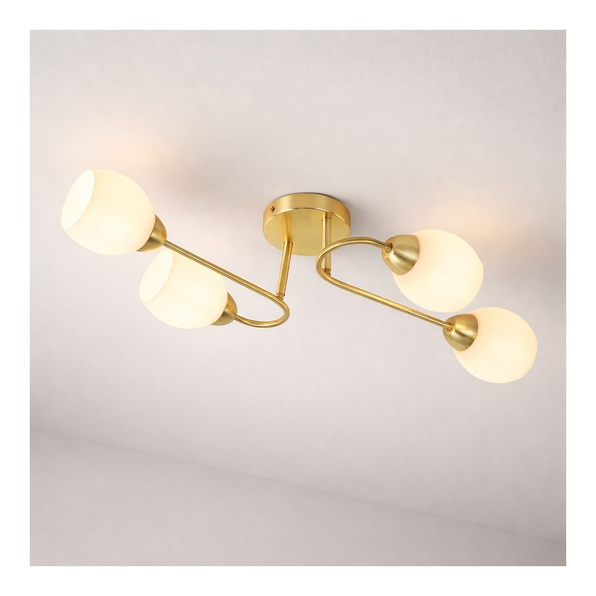 MiLagro ML2757 złota lampa KING