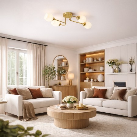 MiLagro ML2757 złota lampa KING