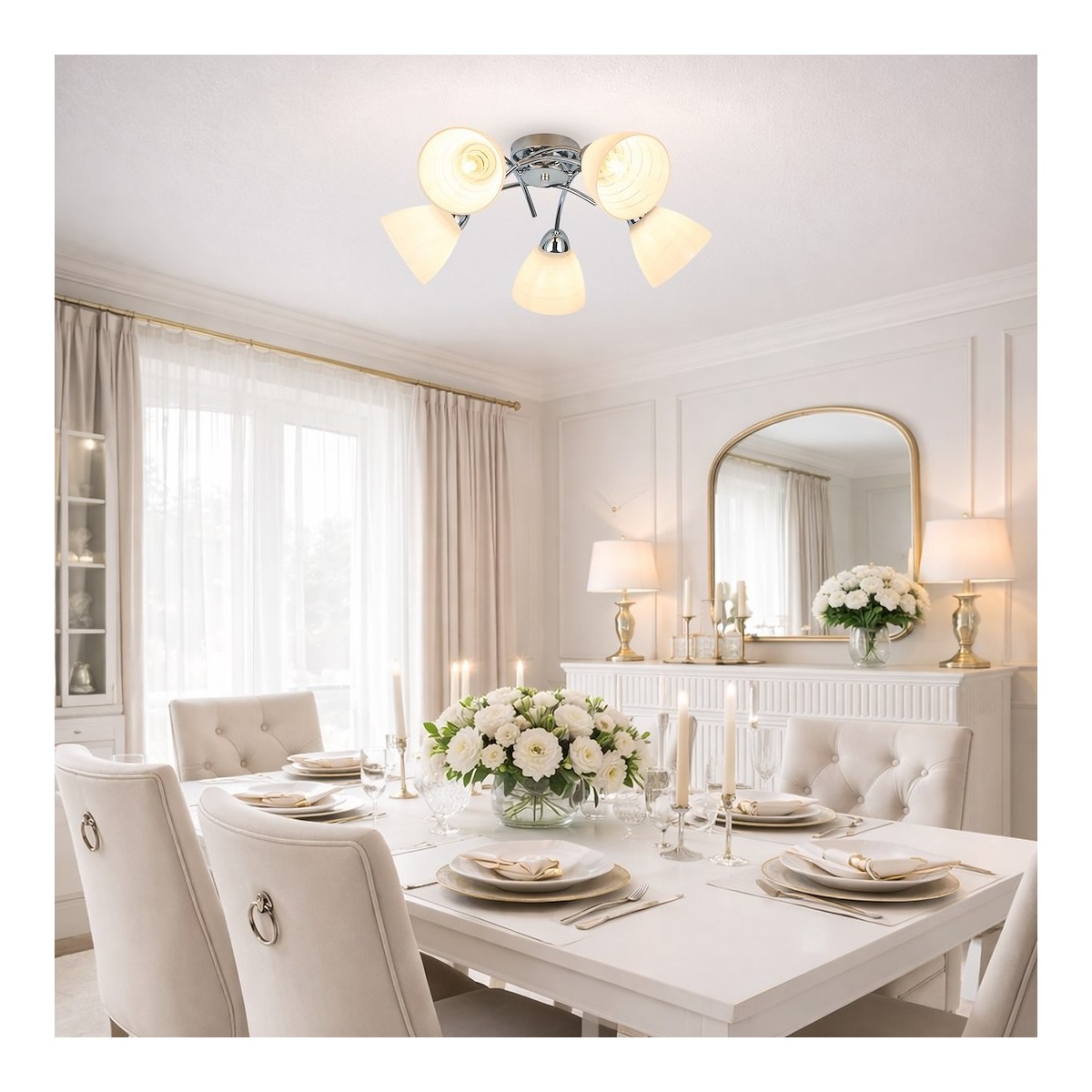MiLagro ML2759 lampa CLARA chrom