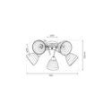 MiLagro ML2759 lampa CLARA chrom