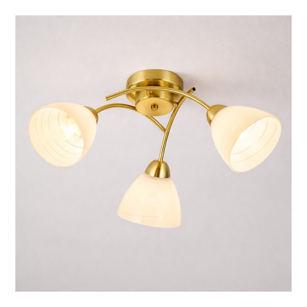 MiLagro ML2760 złota lampa CLARA