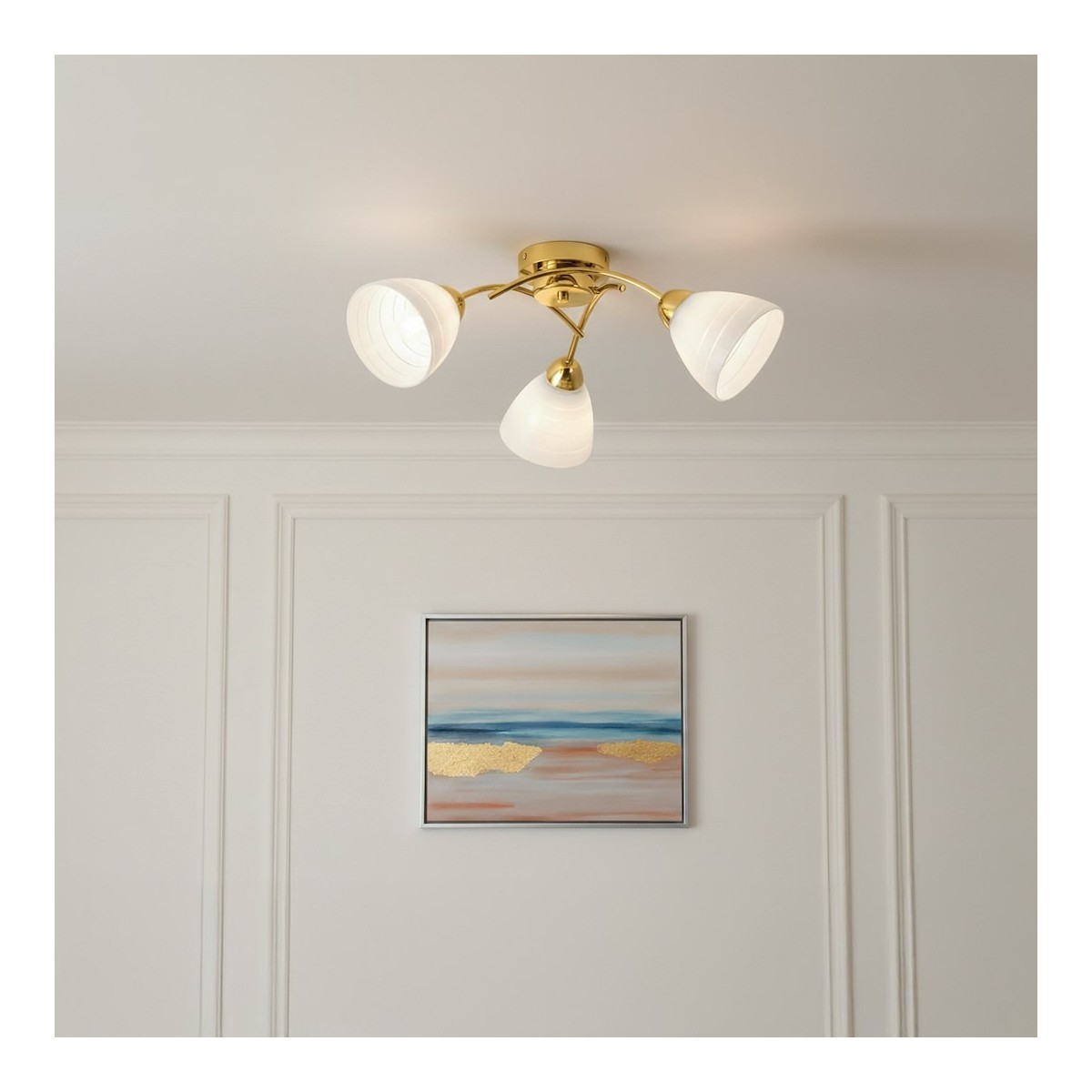 MiLagro ML2760 złota lampa CLARA