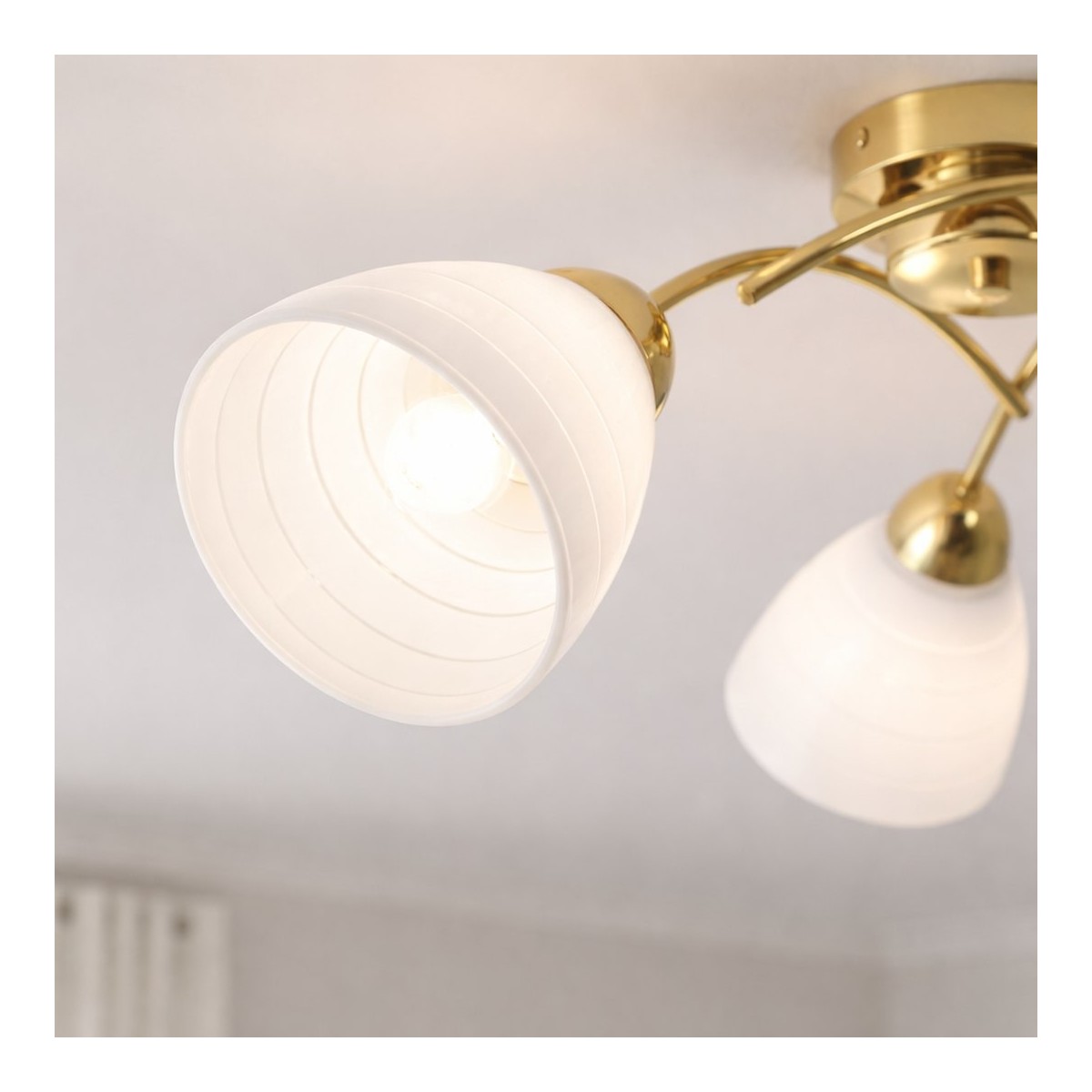 MiLagro ML2760 złota lampa CLARA