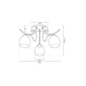 MiLagro ML2762 lampa sufitowa ELLA