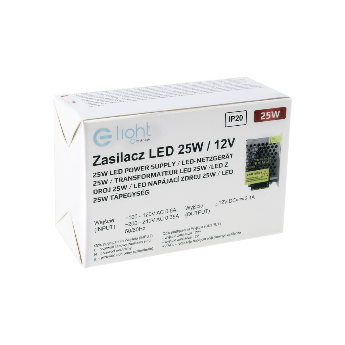MiLagro EKZAS2666 zasilacz LED 25W