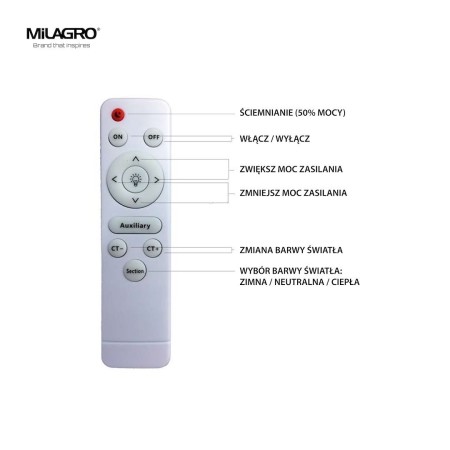MiLagro ML4221 plafon LED LAYLA pilot niepowtarzalne oświetlenie wnęt