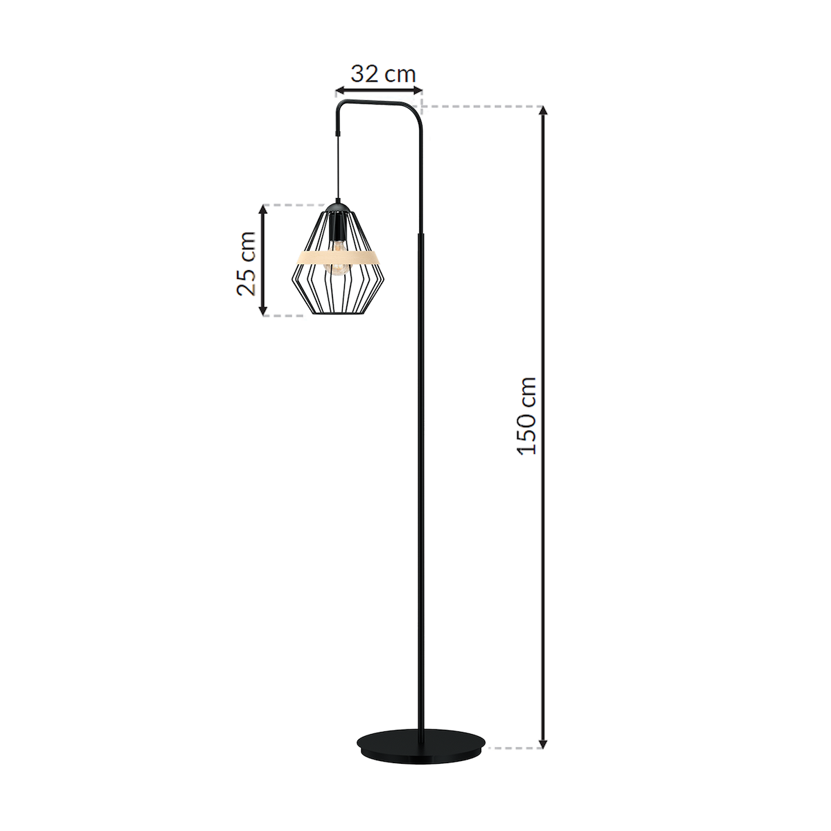 MiLagro CLIFF BLACK MLP5528 designerskie lampy LED