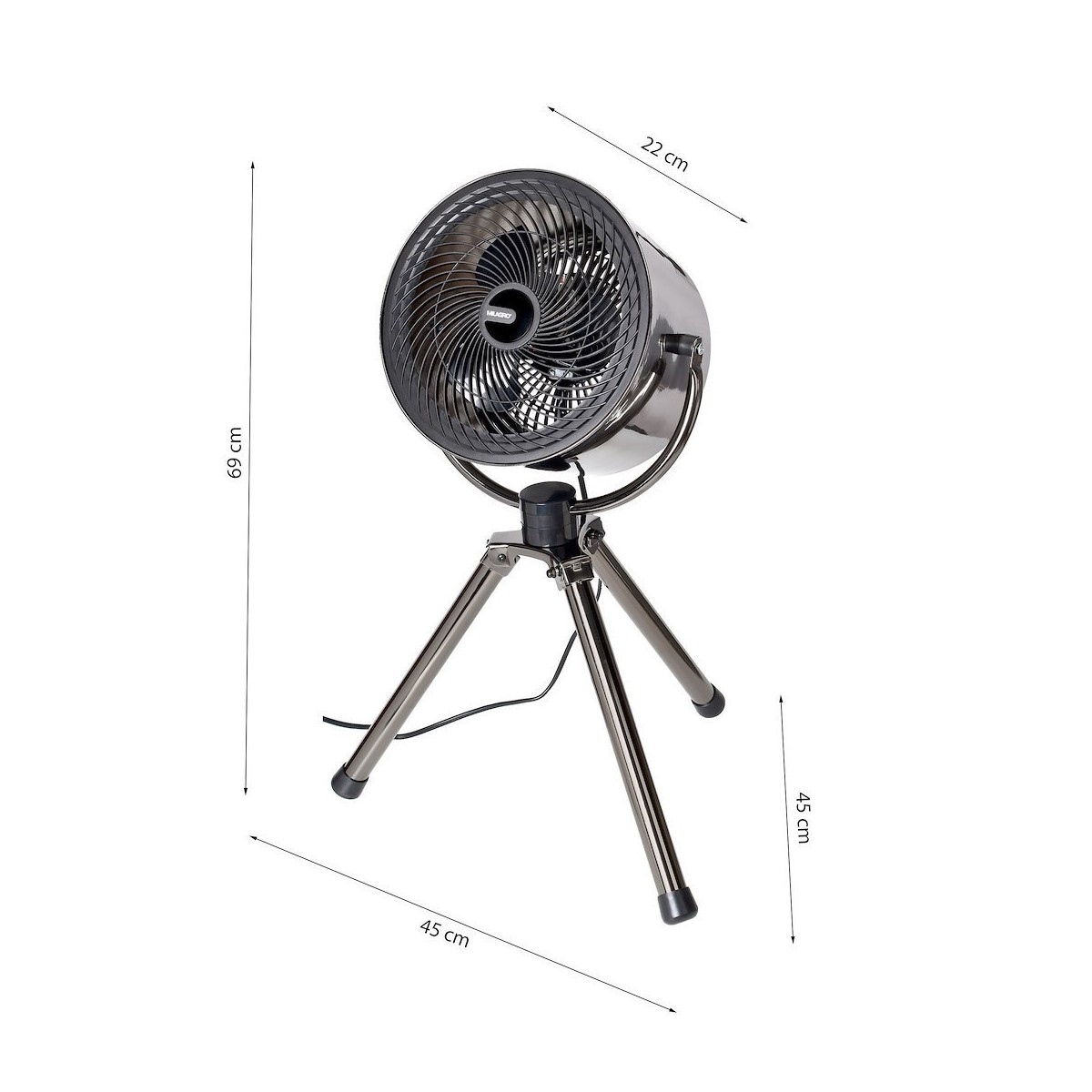 Wentylator Tripod Gun 10 cali niepowtarzalne oświetlenie wnętrza