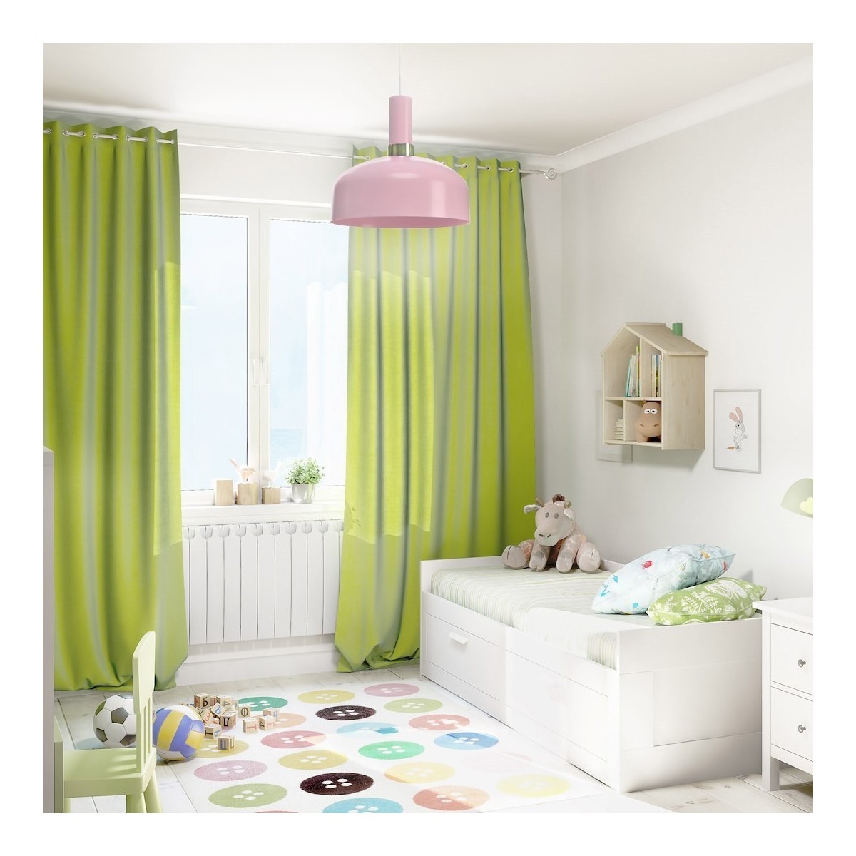 MiLagro MALMO PINK 1xE27 stylowe oświetlenie