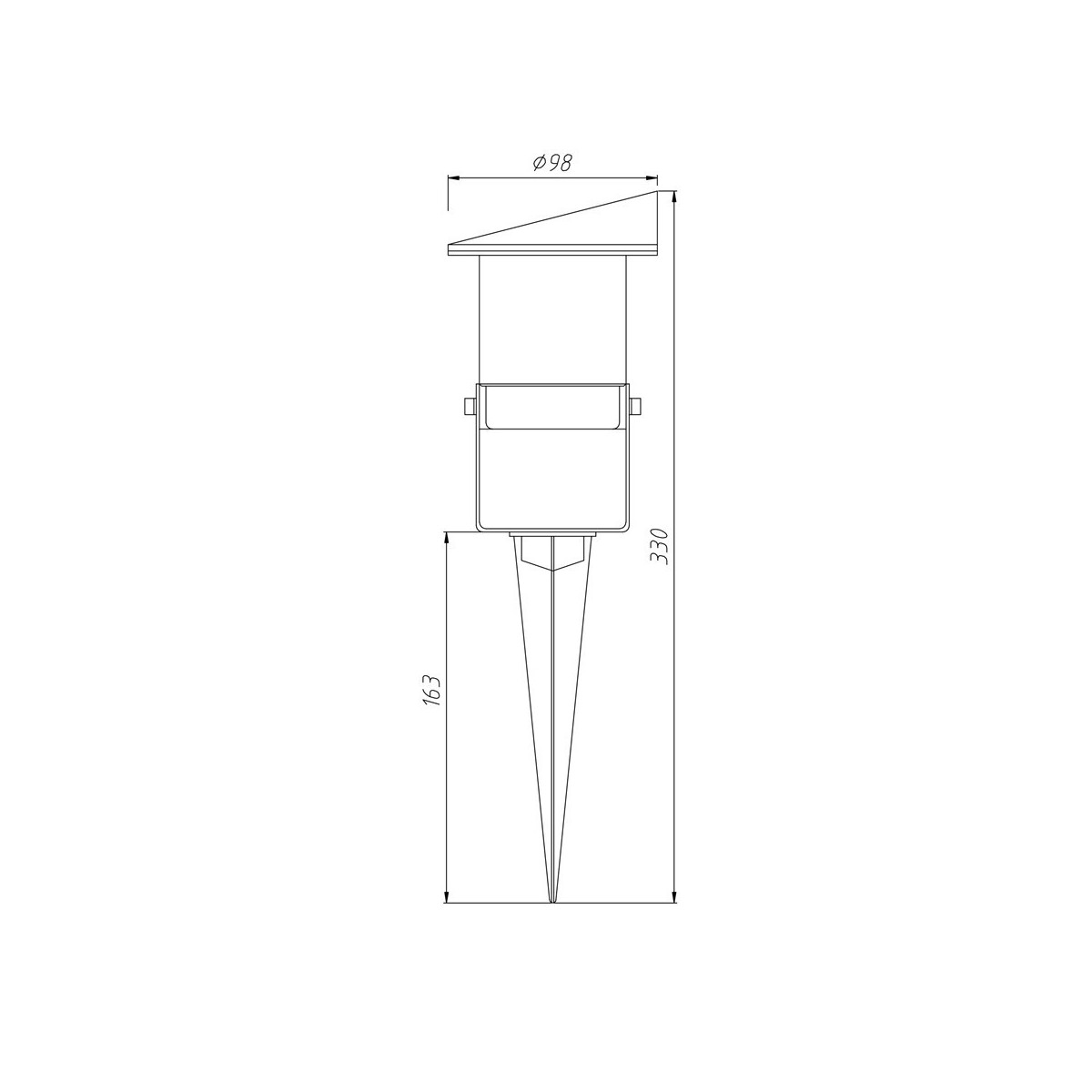 MiLagro Reflektor VILO IP65 stylowe lampy sufitowe