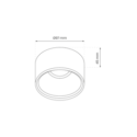 MiLagro BALI ROUND White ML0053 oryginalne źródło światła