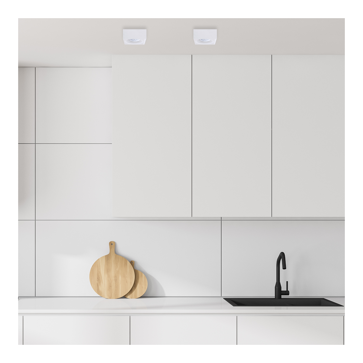 MiLagro BALI SQUARE White ML0077 światło podkreślające charakter wnęt
