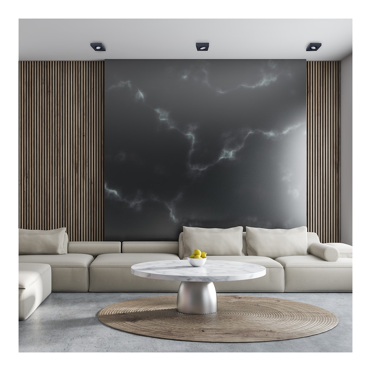 MiLagro NUSA SQUARE Black ML0046 wyjątkowa iluminacja