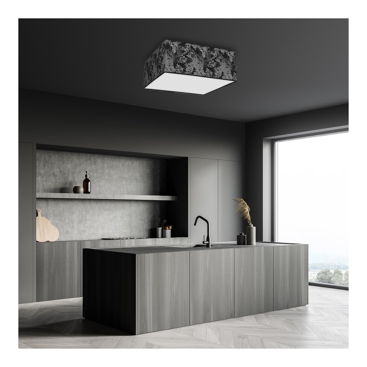MiLagro SATINO SILVER 50cm 3xE27 światło podkreślające charakter wnęt