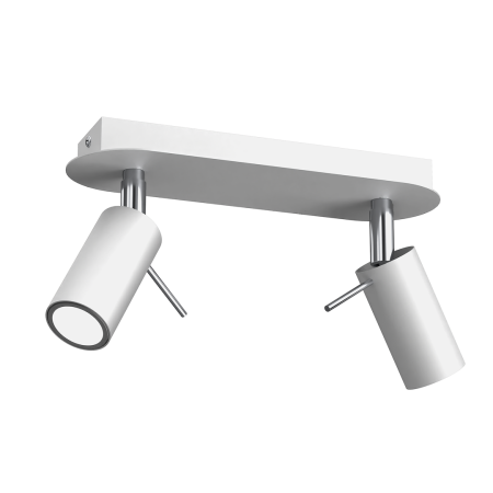 MiLagro PRESTON White Chrome 2xGU10 nowoczesne lampy do wnętrz