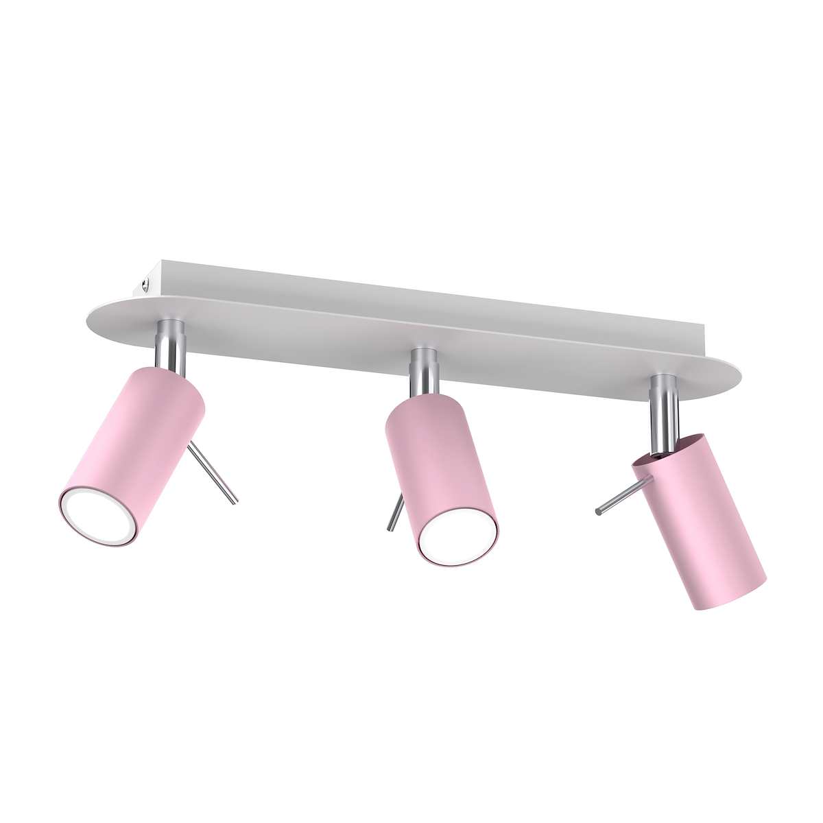 MiLagro PRESTON Pink White 3xGU10 ekskluzywne oświetlenie