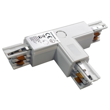 MiLagro Łącznik Track Light T DL Biały efektowne oświetlenie