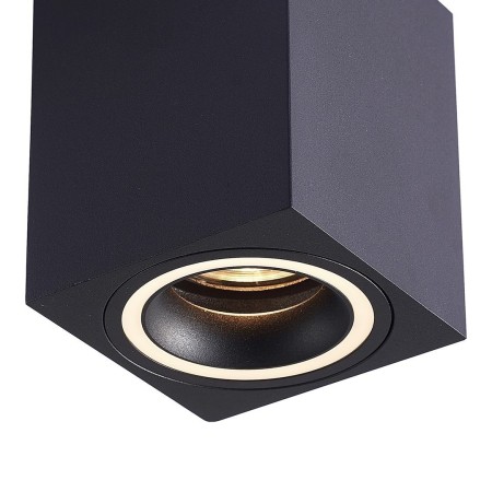 MiLagro Bima Ring Square Black GU10 wyjątkowy element aranżacji