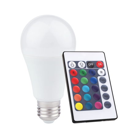 MiLagro Żarówka LED RGB z Pilotem stylowe oświetlenie