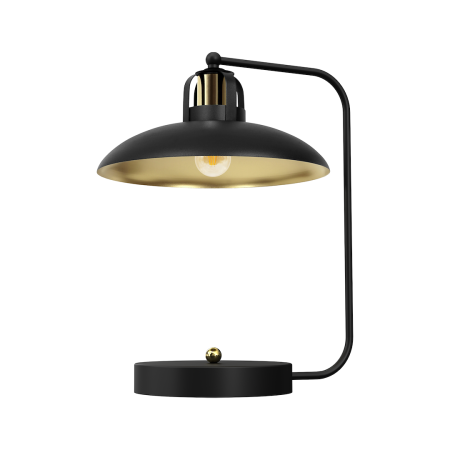 Lampka biurkowa FELIX BLACK GOLD nowoczesne oświetlenie