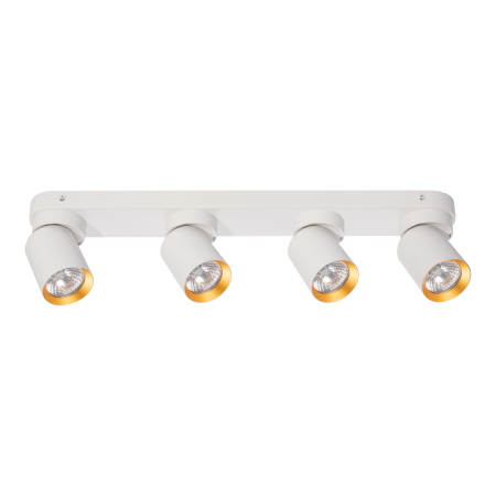 Lampa Andy 4xGU10 biały złoty światło podkreślające charakter wnętrza