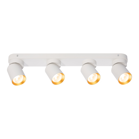 Lampa Andy 4xGU10 biały złoty światło podkreślające charakter wnętrza