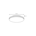 MiLagro ML0250 BEVER plafon LED IP44 10W stylowe lampy sufitowe