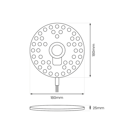 MiLagro EKM0465 moduł LED FIX 24W 4000K klimatyczne oświetlenie