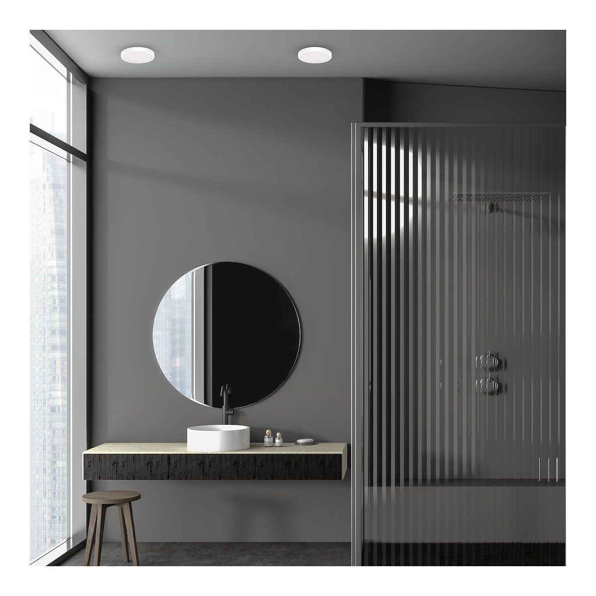 MiLagro EKP0470 plafon Vera 18W IP65 designerskie lampy LED