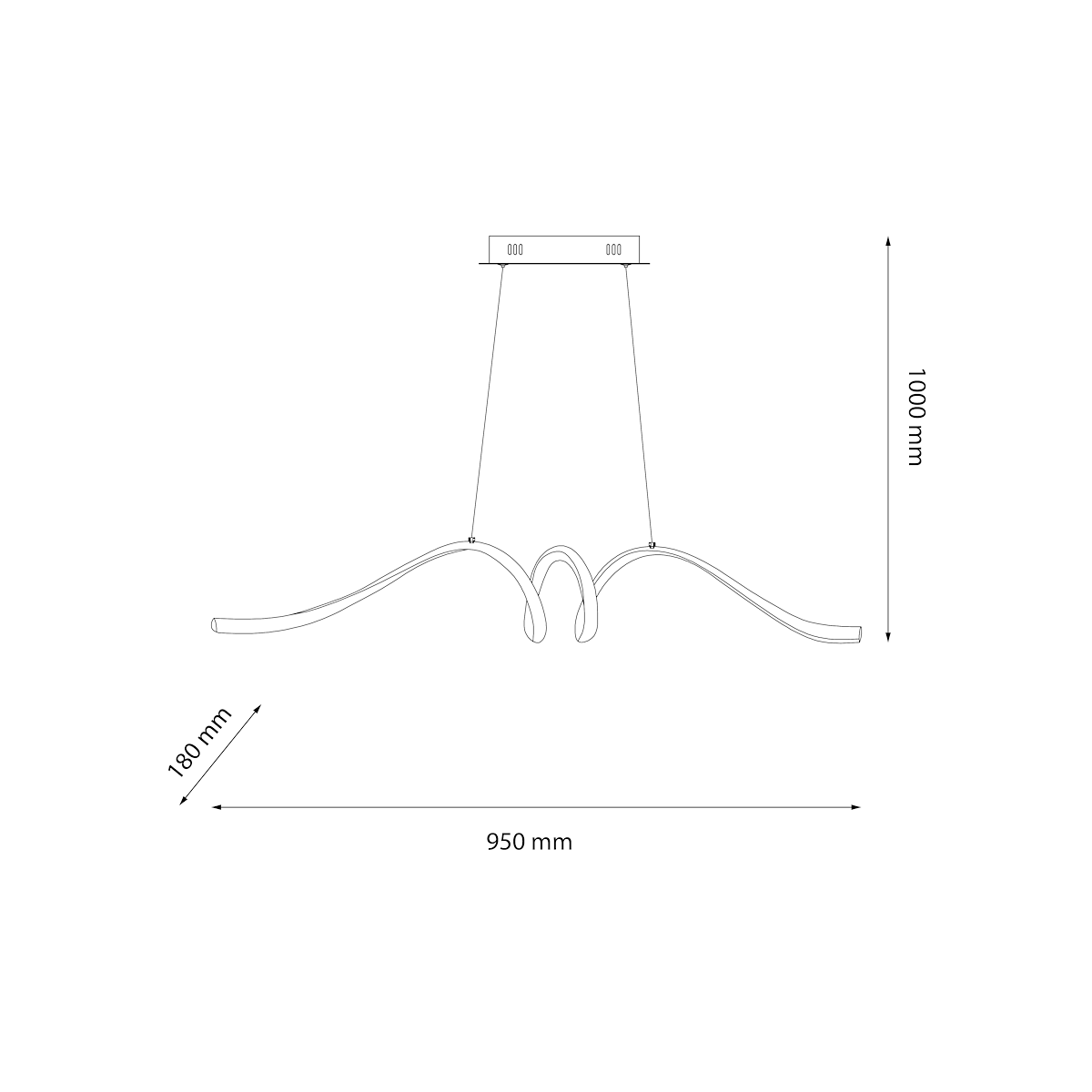 Lampa LOOP LED 28W