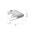 Lampa solarna Clips 4W