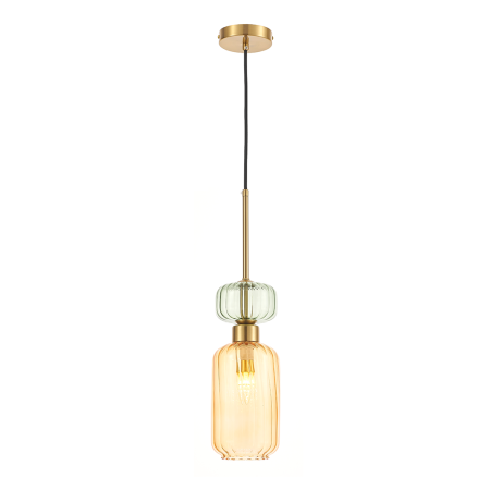 MiLagro Lampa wisząca MOLLY AMBER 1xE14 ML1823