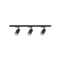 MiLagro Zestaw Oprawa Pipe Ring Track Czarny 3xGU10 1m ML2083