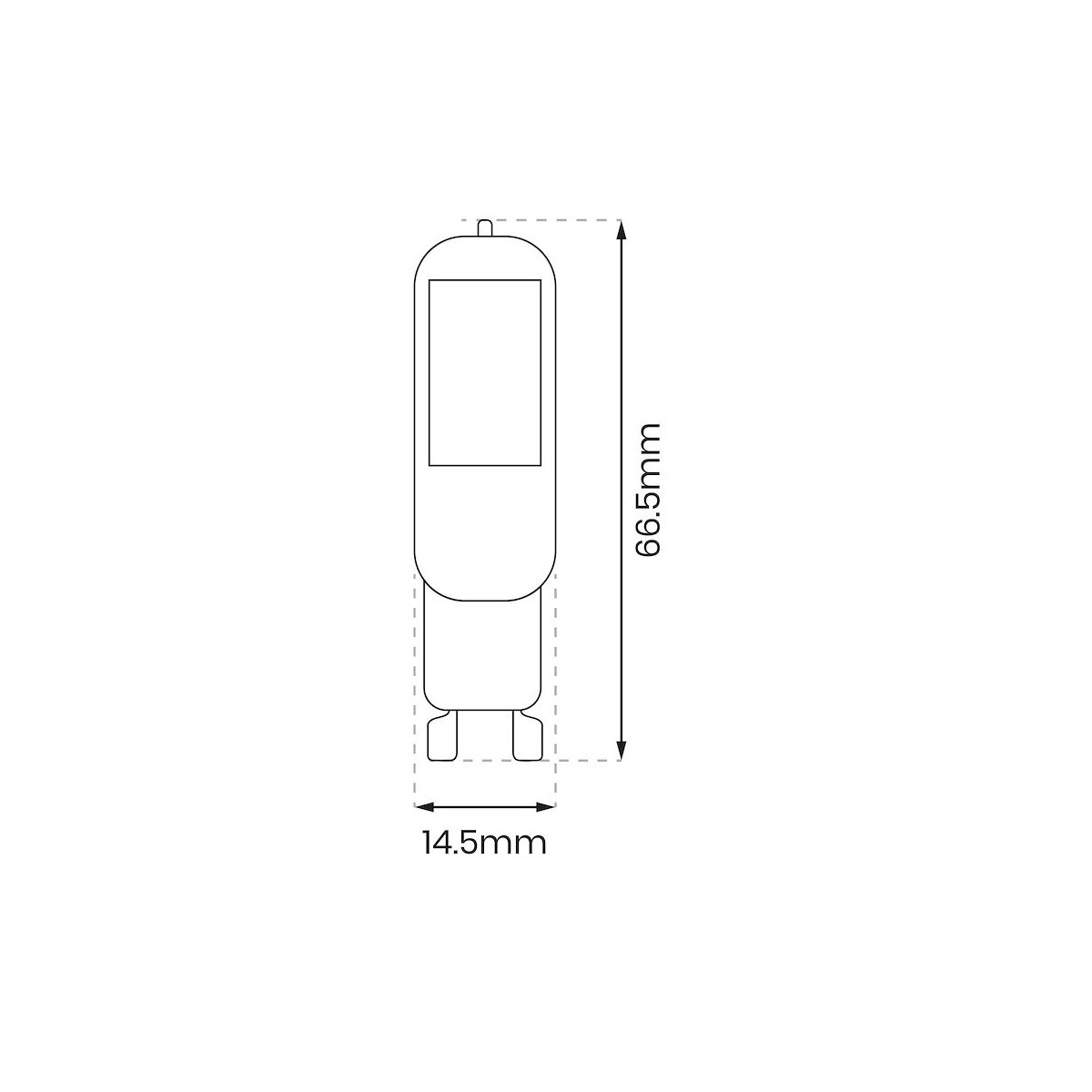Żarówka LED G9 4W 3000K