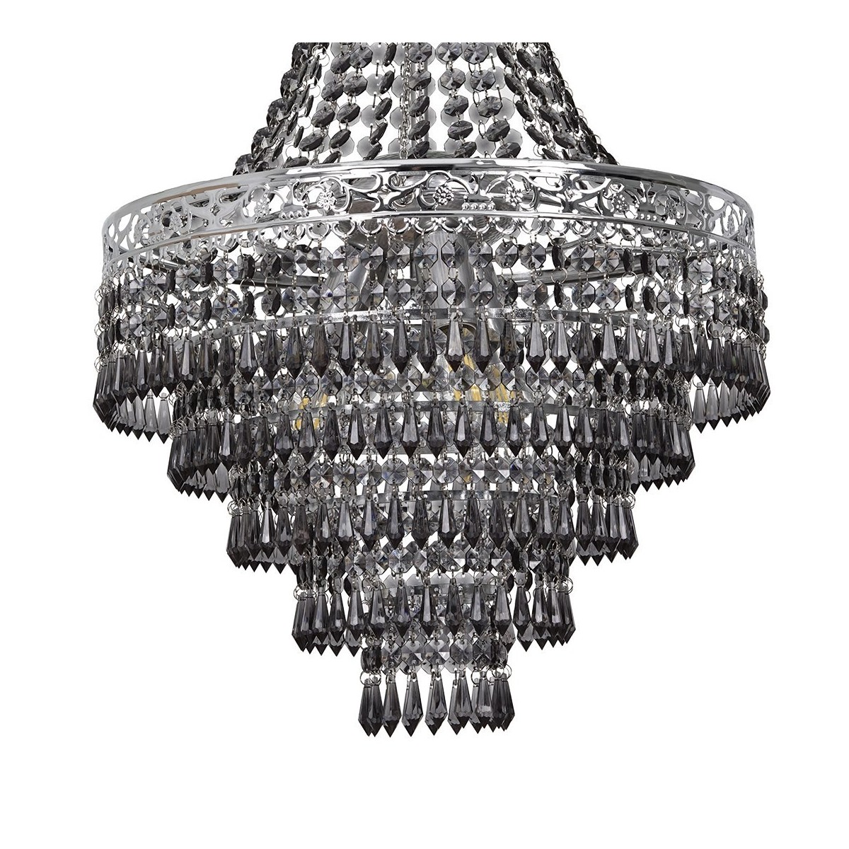Żyrandol CORAL Black 3xE14