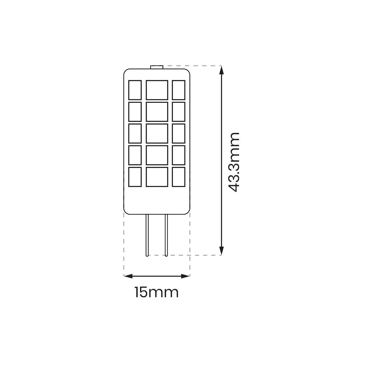 Żarówka LED G4 3W 3000K