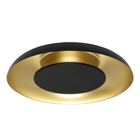 Lampa sufitowa PIATTINO Czarny Złoty LED 30W