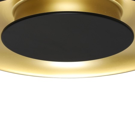 Lampa sufitowa PIATTINO Czarny Złoty LED 30W