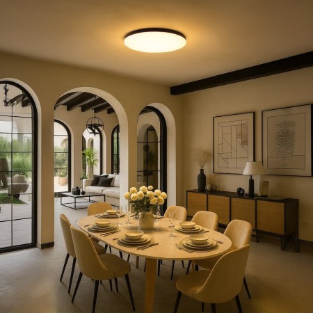 MiLagro SIENA Black ML1834 plafon LED